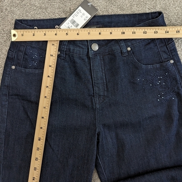 LAURA petites Simon Chang denim pants size 8 BNWT - Picture 6 of 10